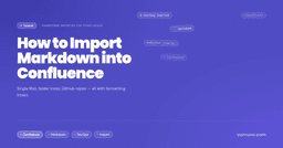 How to Import Markdown Files i