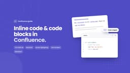 Confluence Inline Code & Code